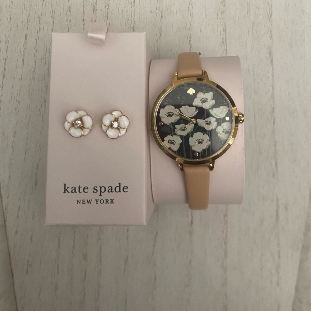 Kate Spade Earring and Watch Set